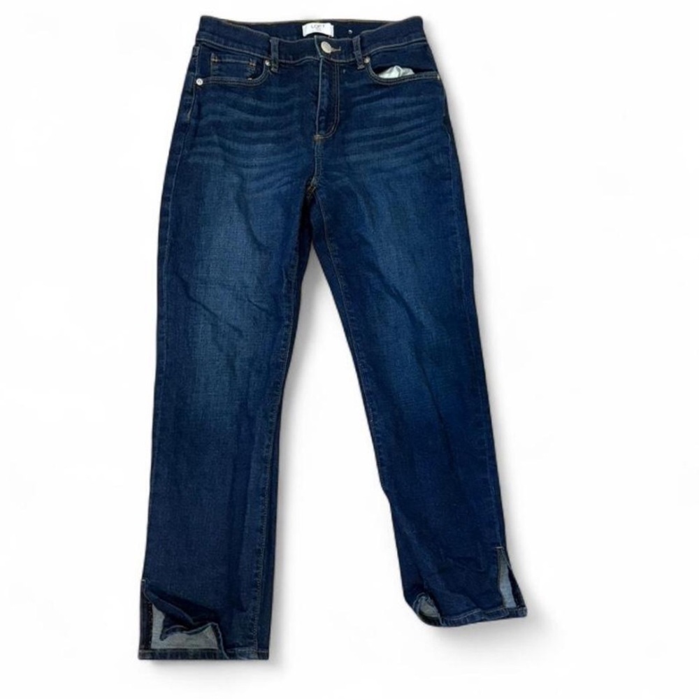 Dark Wash Straight Leg Jeans